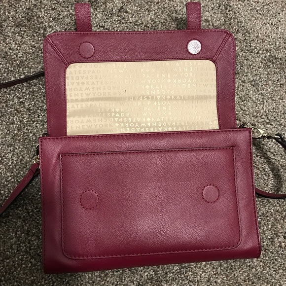 Maroon Kate Spade Crossbody - Picture 3 of 6